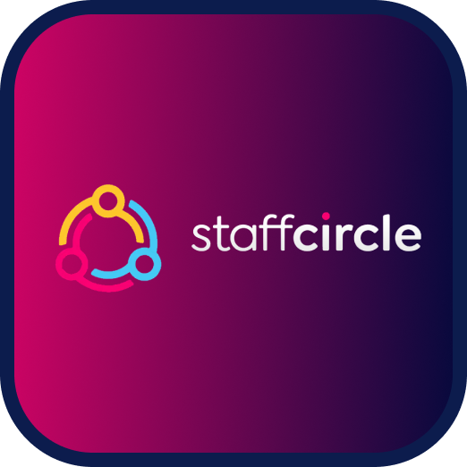 A logo for StaffCircle showing the joint L&D partnership for Pathfinder